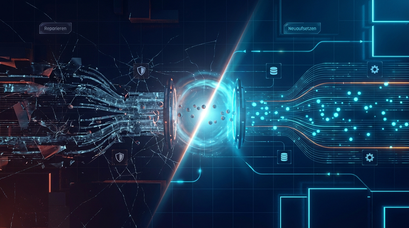 Neustart oder Reparatur