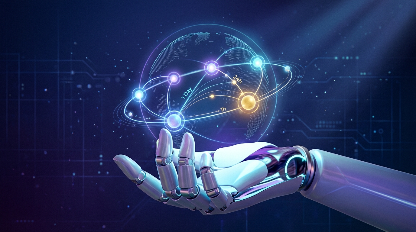 Holografische Zeitsteuerung