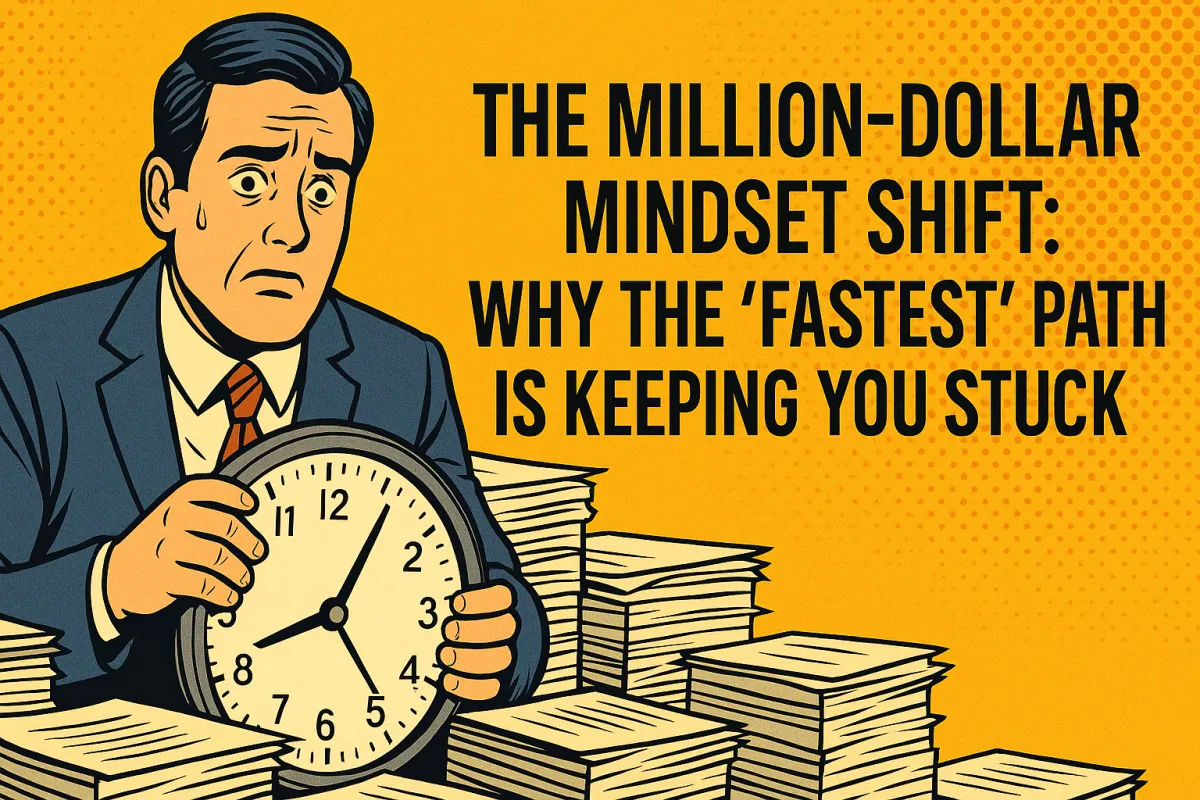 The Million-Dollar Mindset Shift: Why the "Fastest" Path Is Keeping You Stuck