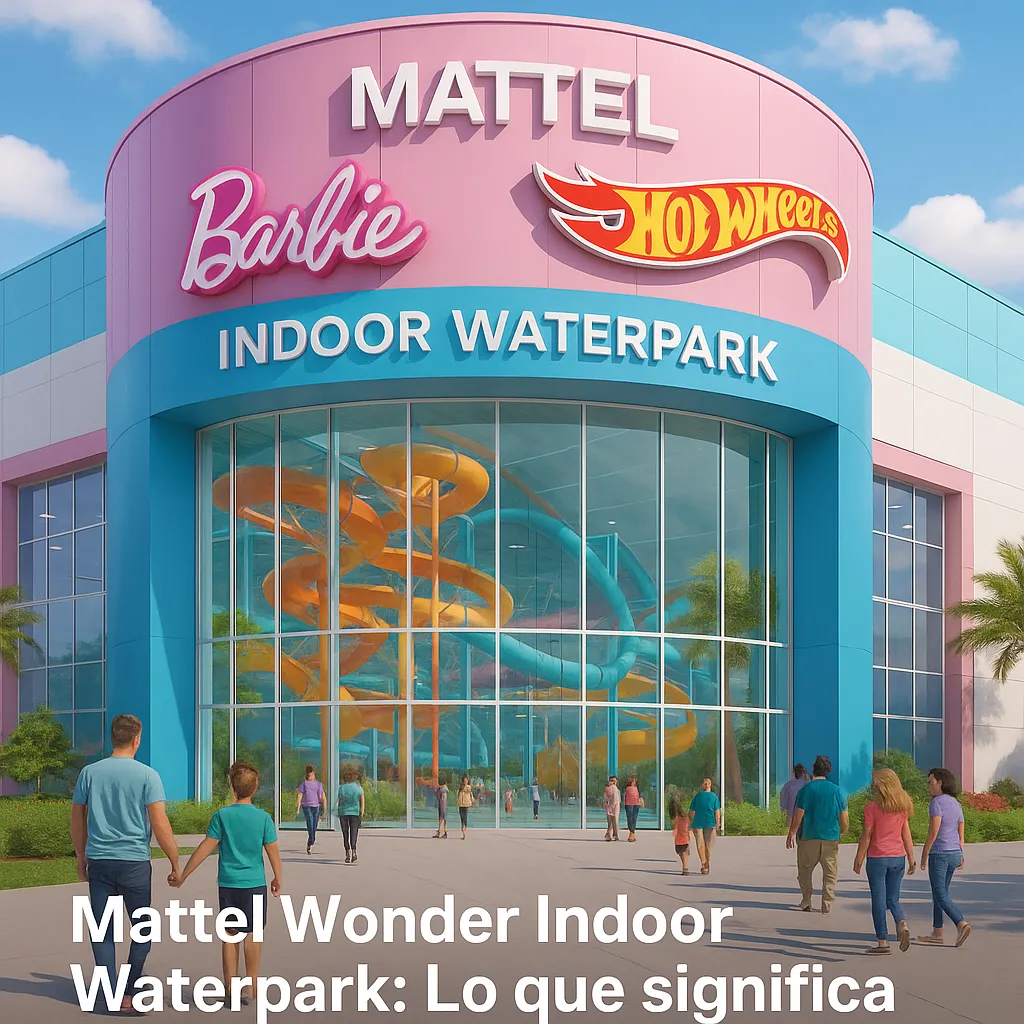 Mattel Wonder Indoor Waterpark en Orlando 2025: impacto en la economía, plusvalía y mercado inmobiliario de Florida Central.