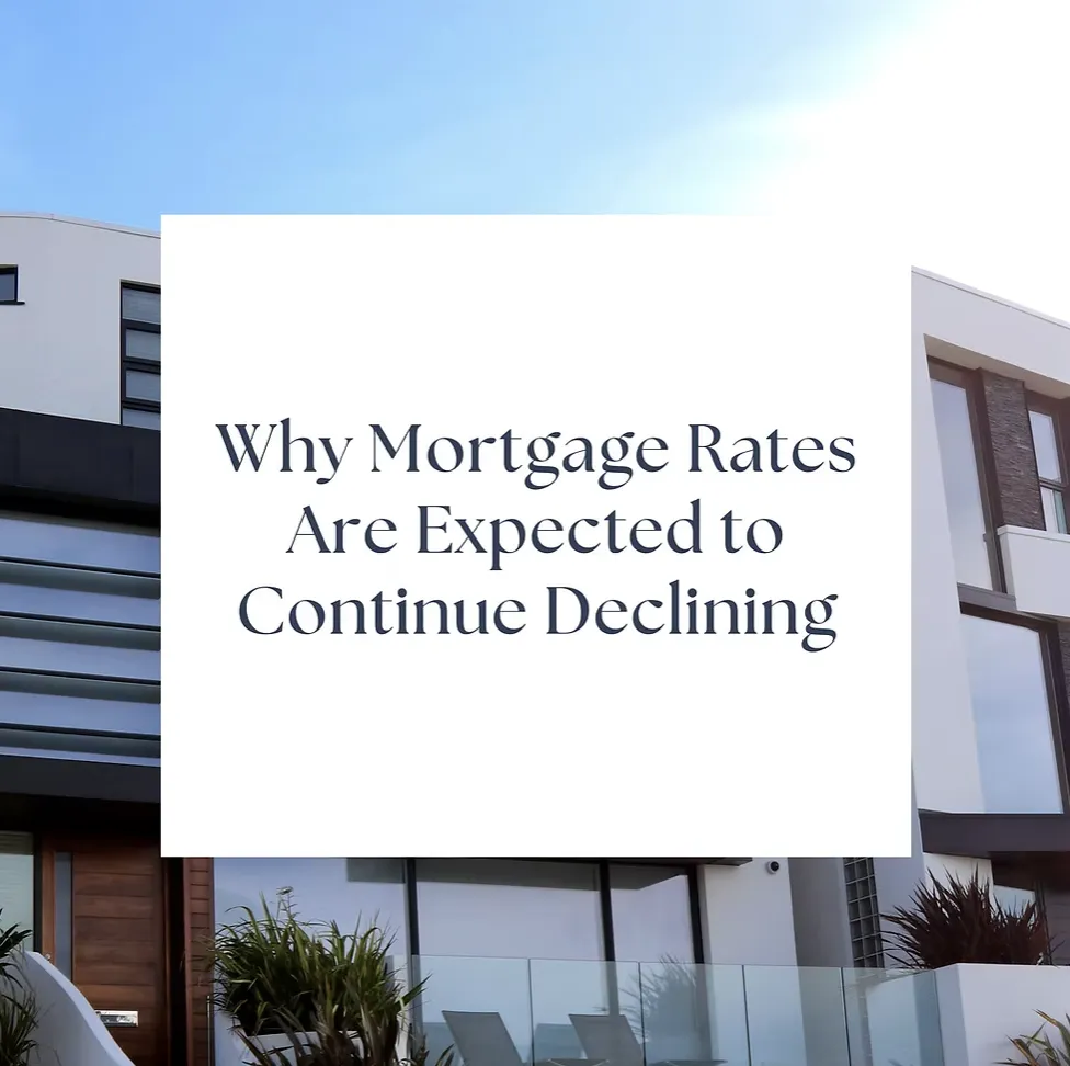 Mortgage rate decline chart