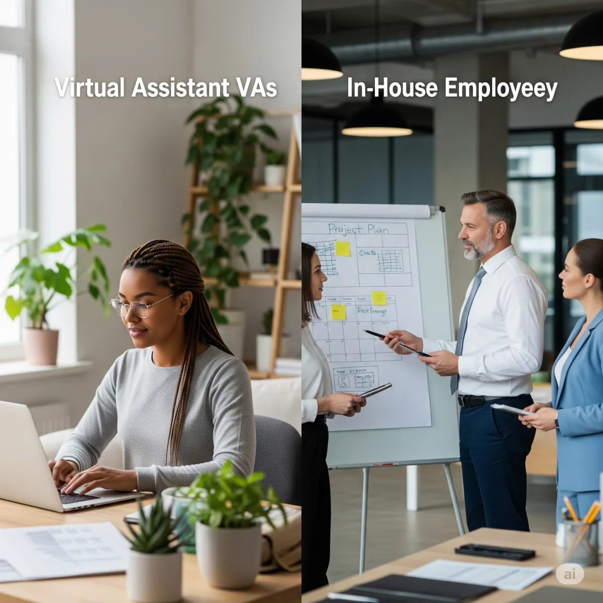 VA vs. In-House Hire: Which One Is Right for Your Business?