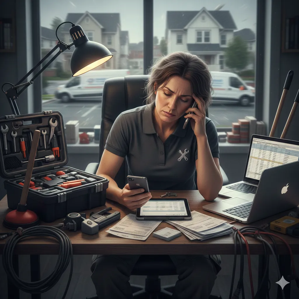 Running a Home Service Business Alone? Here’s Why You’re Always Exhausted