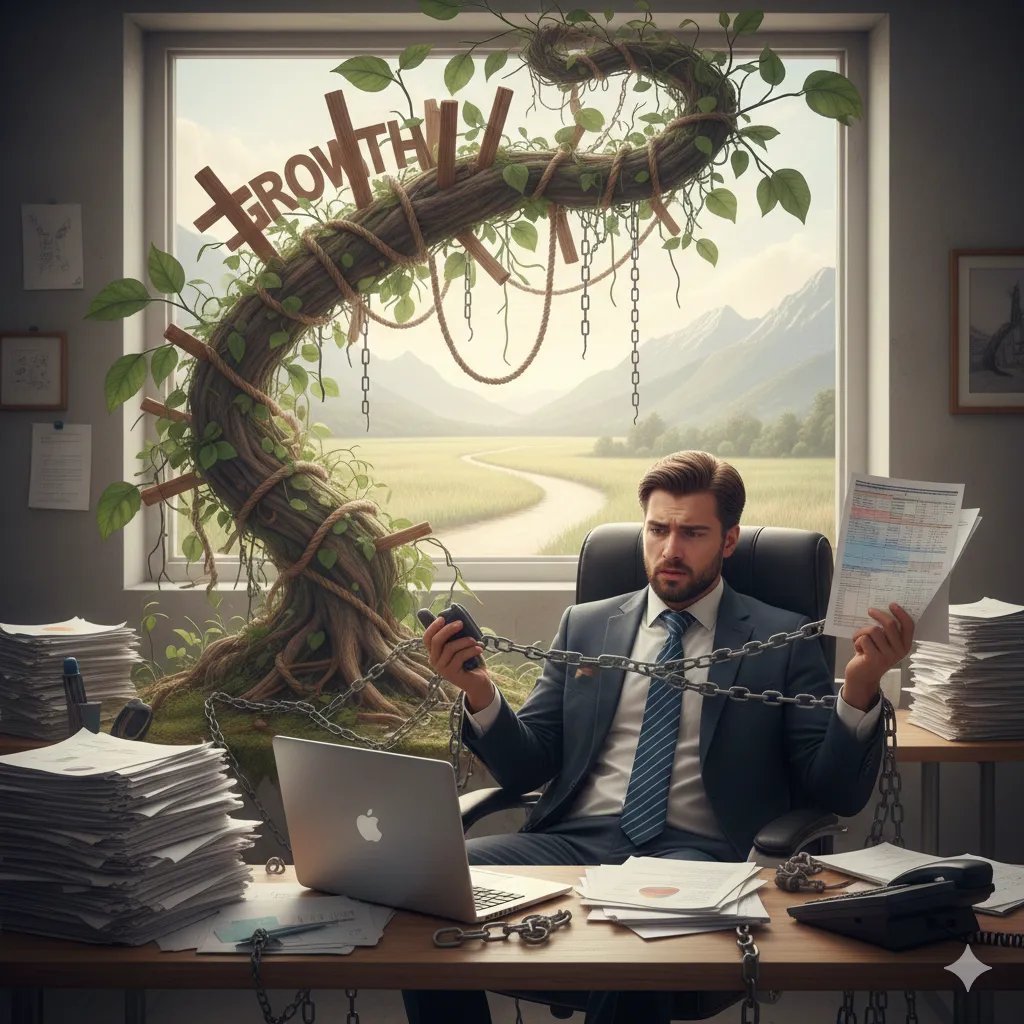 Why You Feel Stuck Working in the Business Instead of Growing It