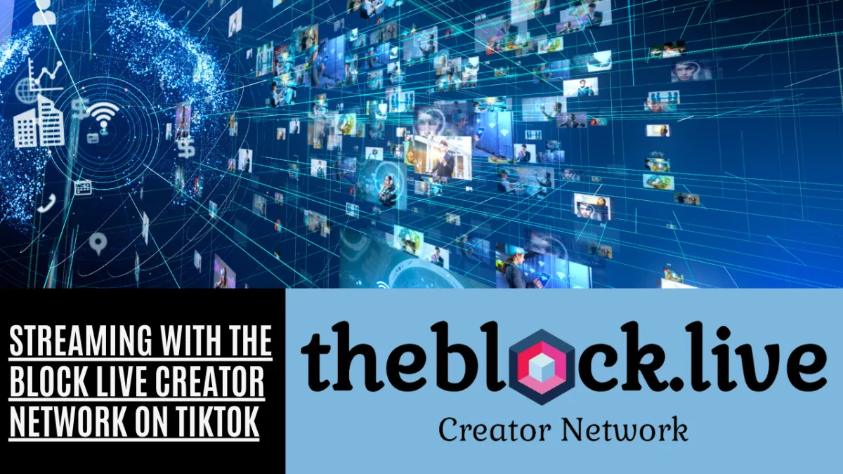 Streaming with The Block Live Creator Network on TikTok