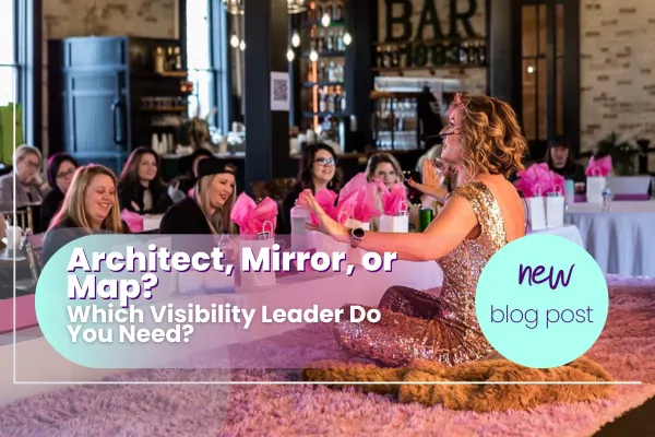 Crissy Conner, Visibility Strategist, explaining the Architect, Mirror, and Map framework for leadership in the Human Luxury Era.