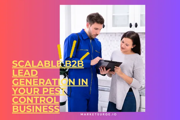 Why an Online Marketing Agency Is Essential for Scalable B2B Lead Generation in Your Pest Control Business