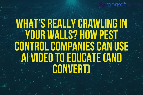 What’s Really Crawling in Your Walls? How Pest Control Companies Can Use AI Video to Educate (and Convert)
