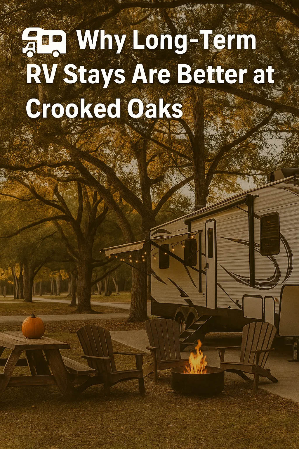 Why Long-Term RV Stays Are Better at Crooked Oaks