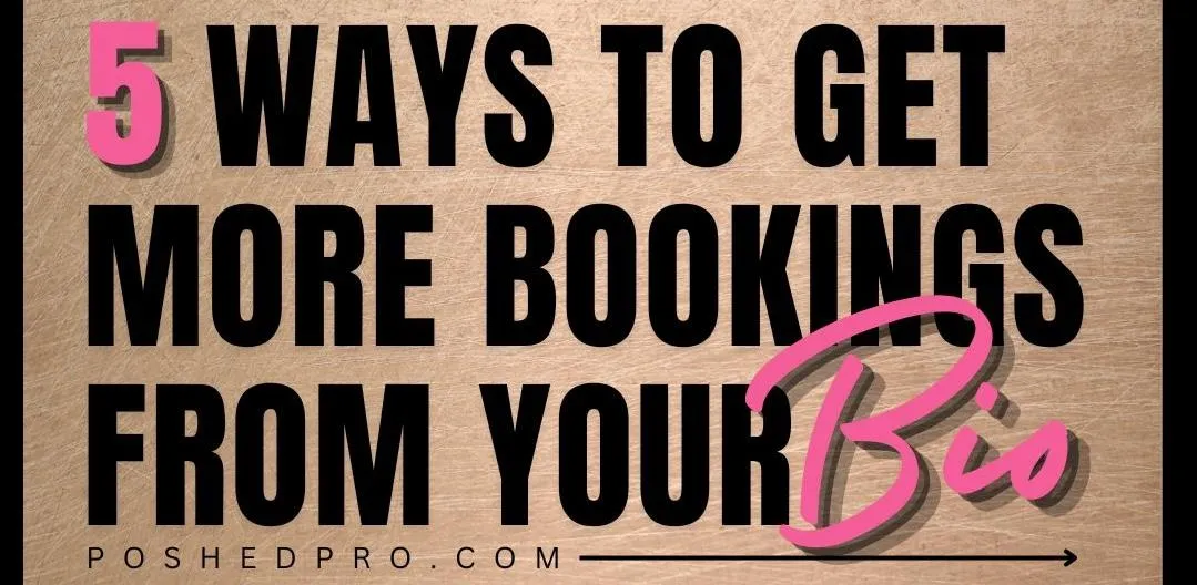5 Ways To Get More Bookings Through Your IG BIO