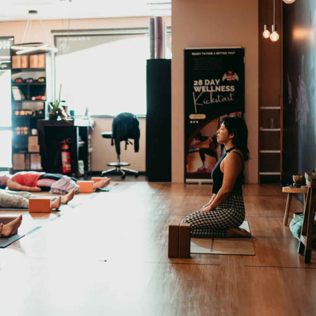 Reclined Bound Angle Pose: Restore in Supta Baddha Konasana