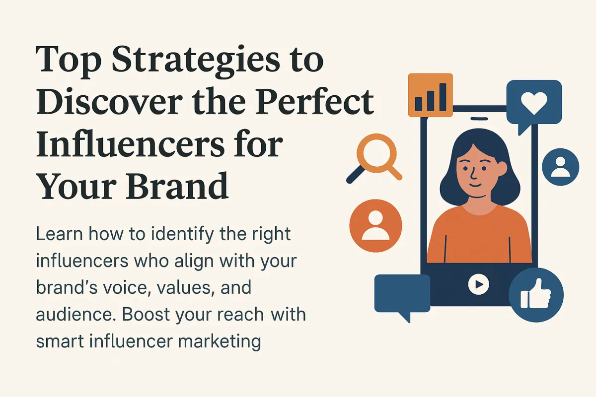Top Strategies to Discover the Perfect Influencers for Your Brand