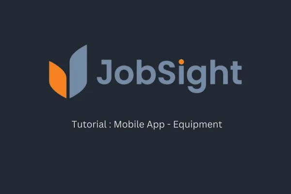 Equipment Mobile App