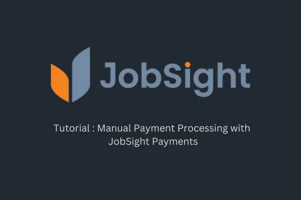 Manual Payment Processing