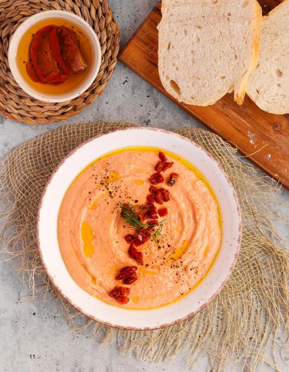 Sundried Tomato White Bean Dip