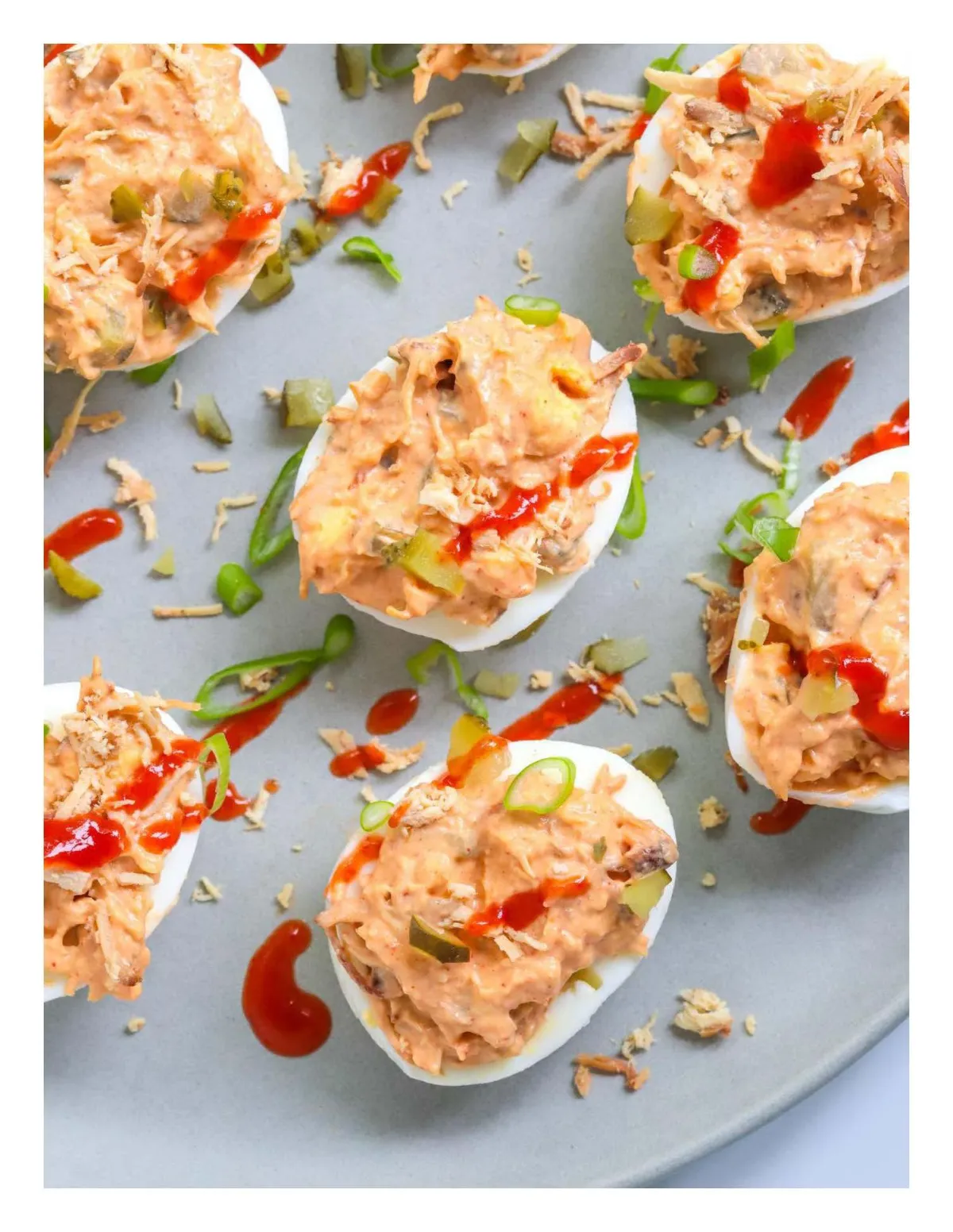 Hot Chicken Deviled Eggs