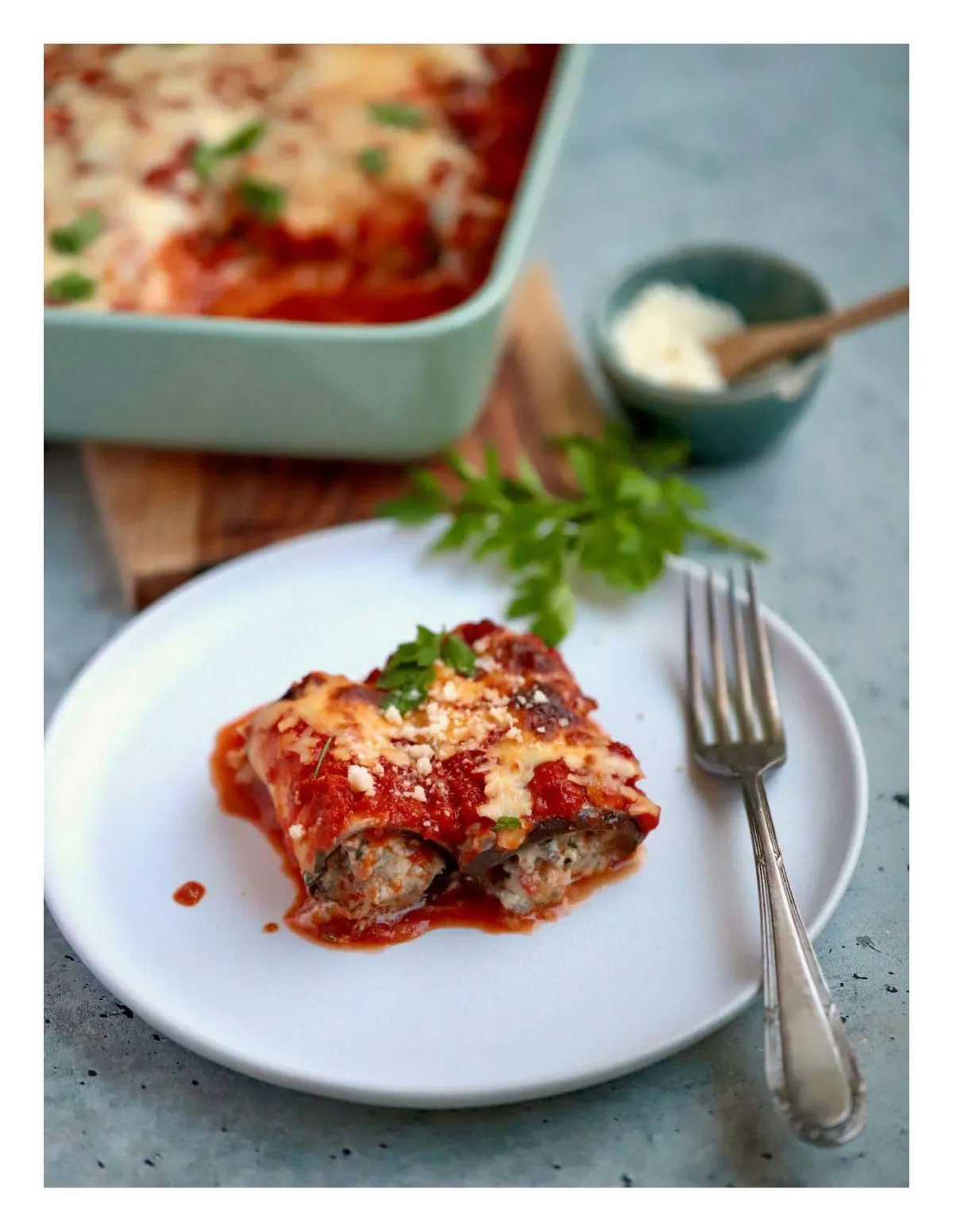 Eggplant Turkey Rollatinis