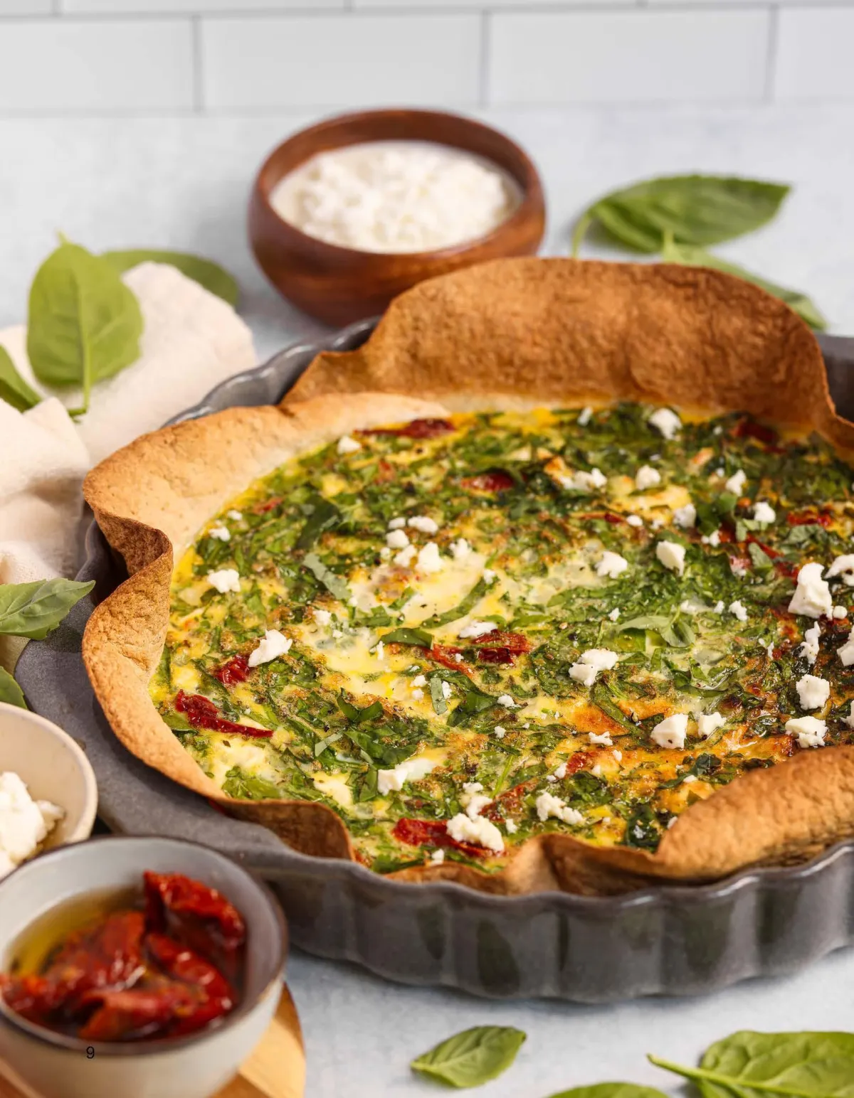 Spinach Feta Tortilla