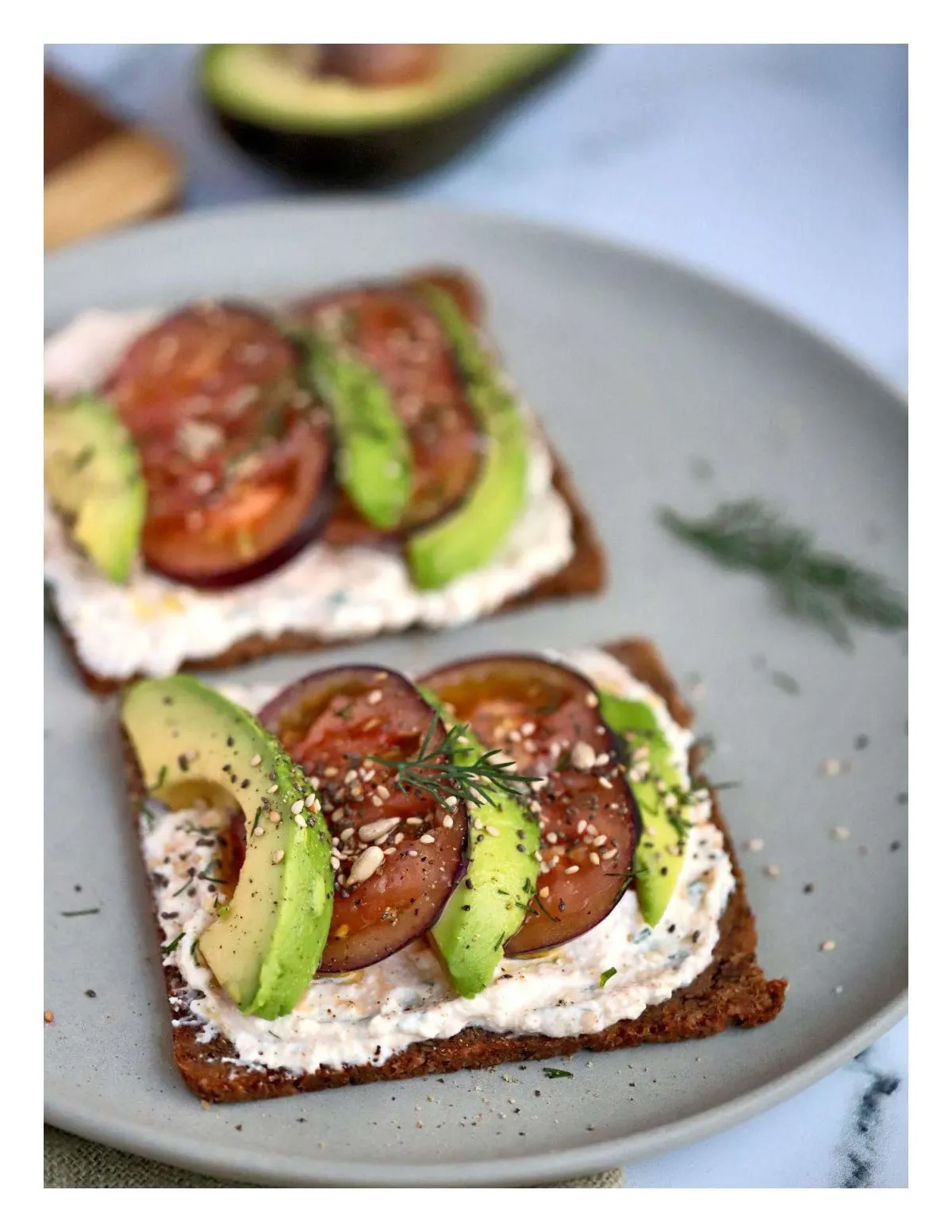 Whipped Cottage Cheese Avocado Toast