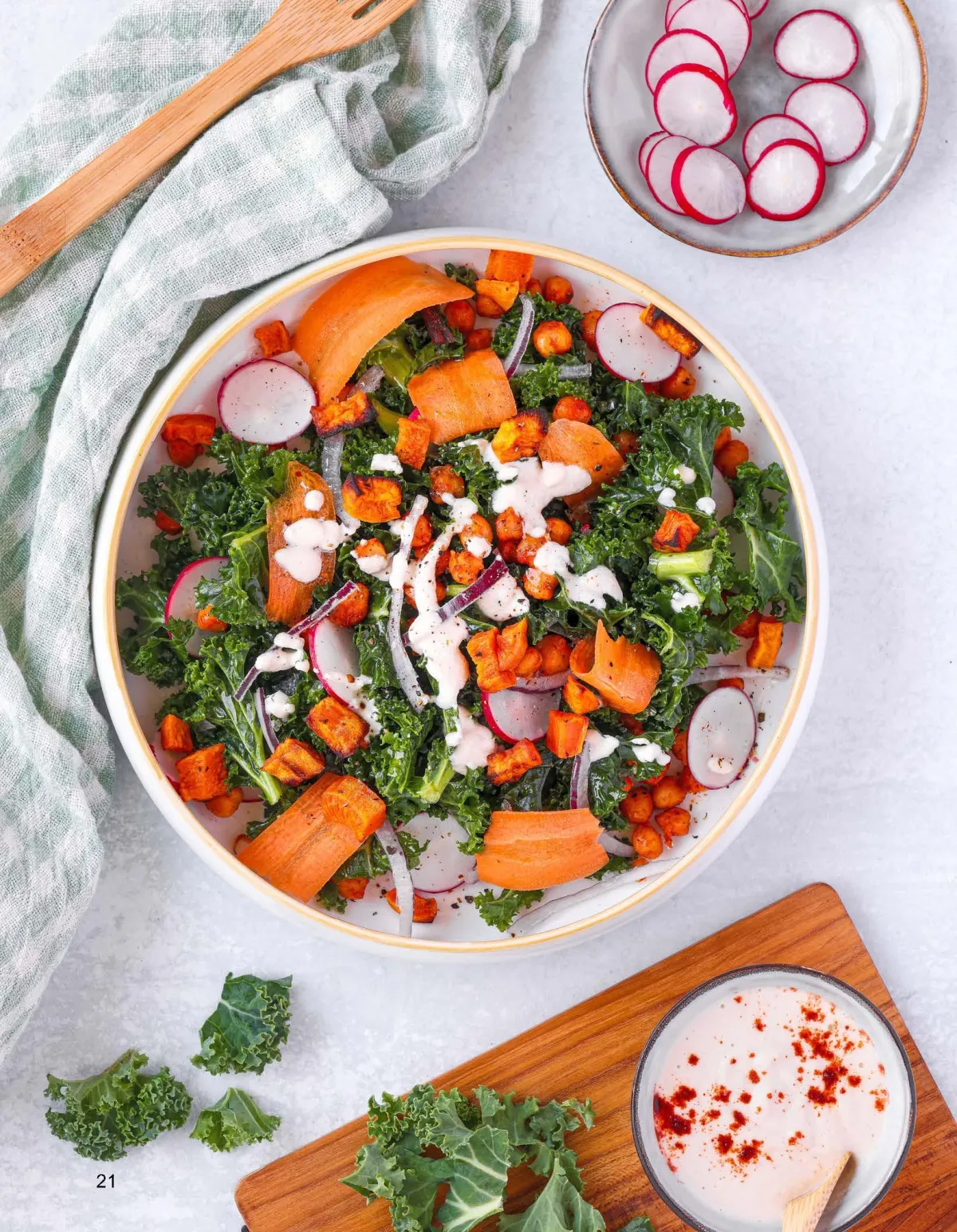 Kale and Chickpea Bowl