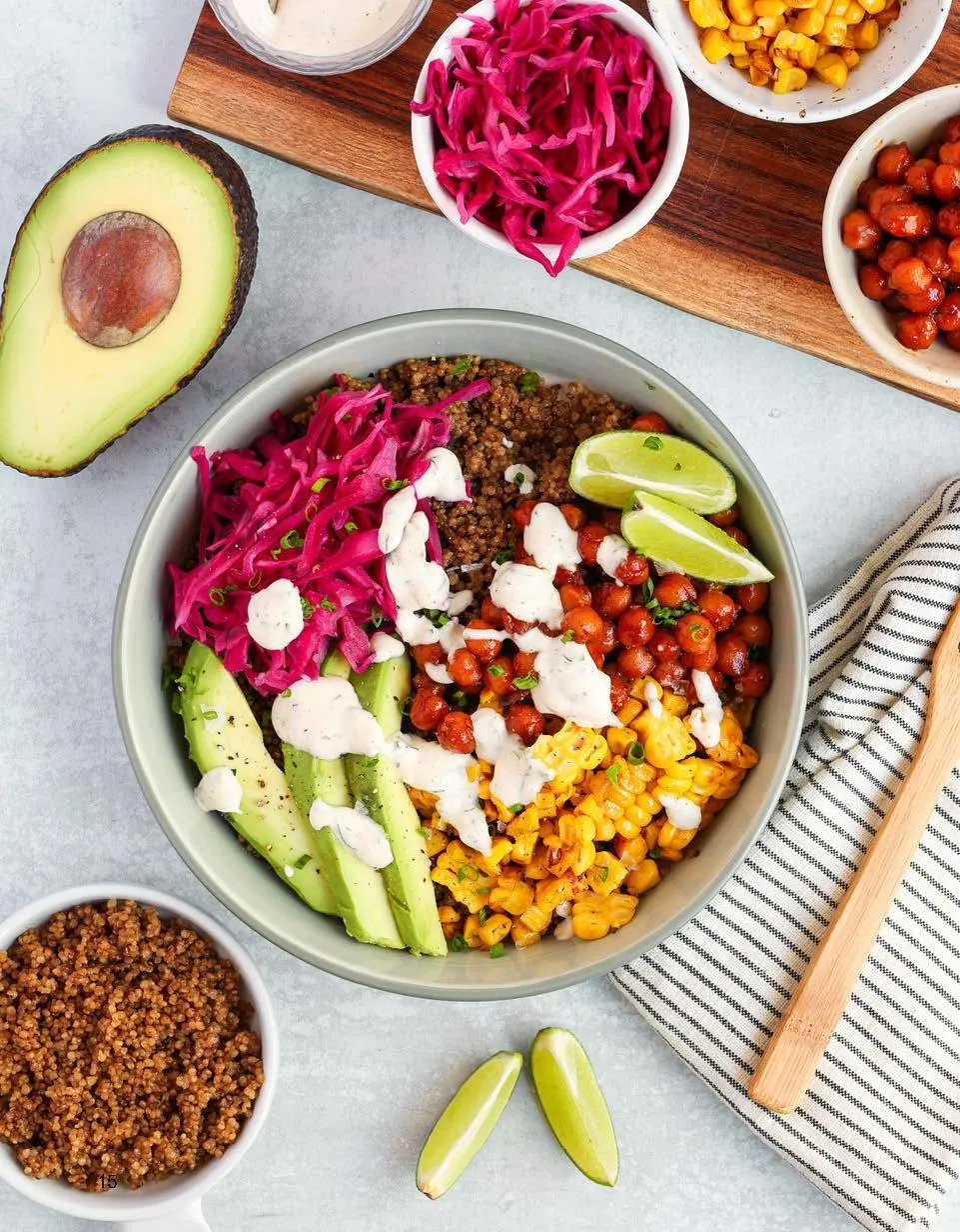 BBQ Chickpea Quinoa Bowl