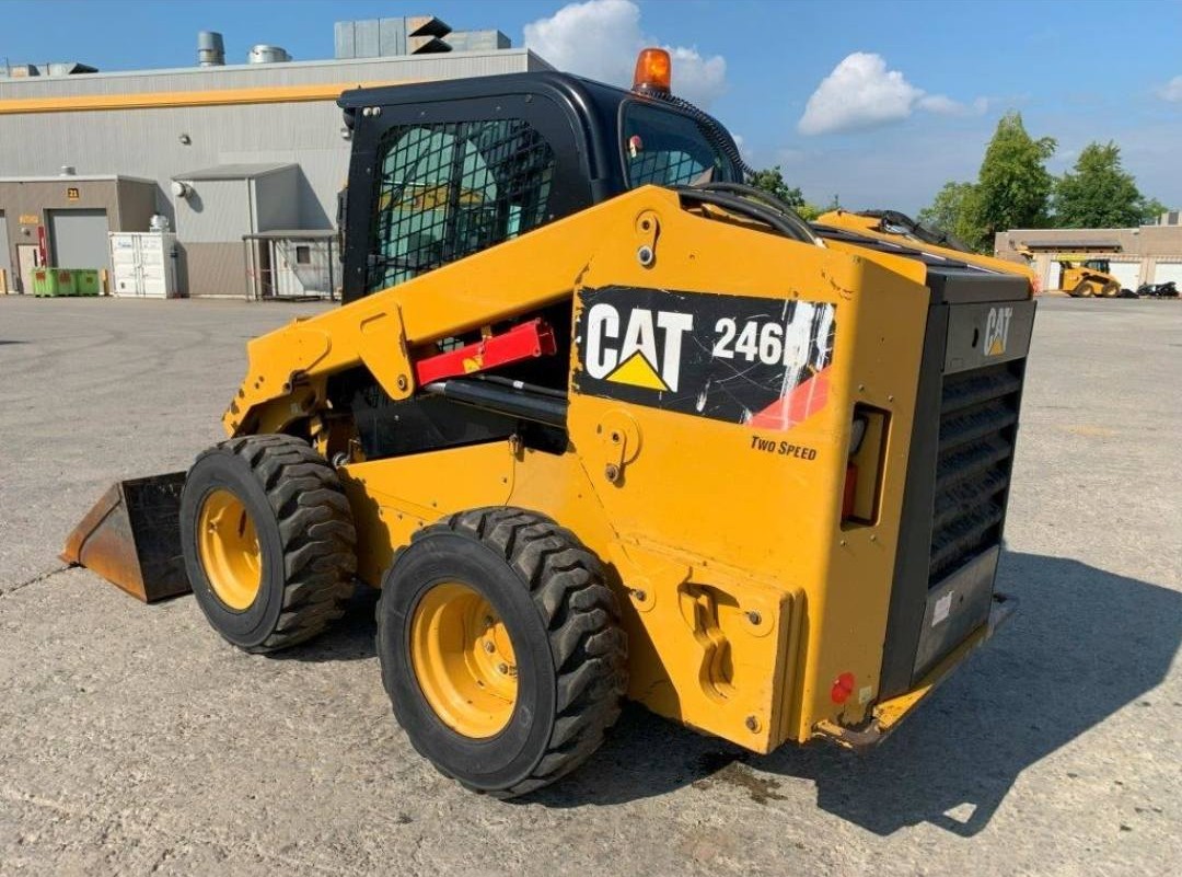 2016 Caterpillar 246D skid steer loader - complete equipment profile view