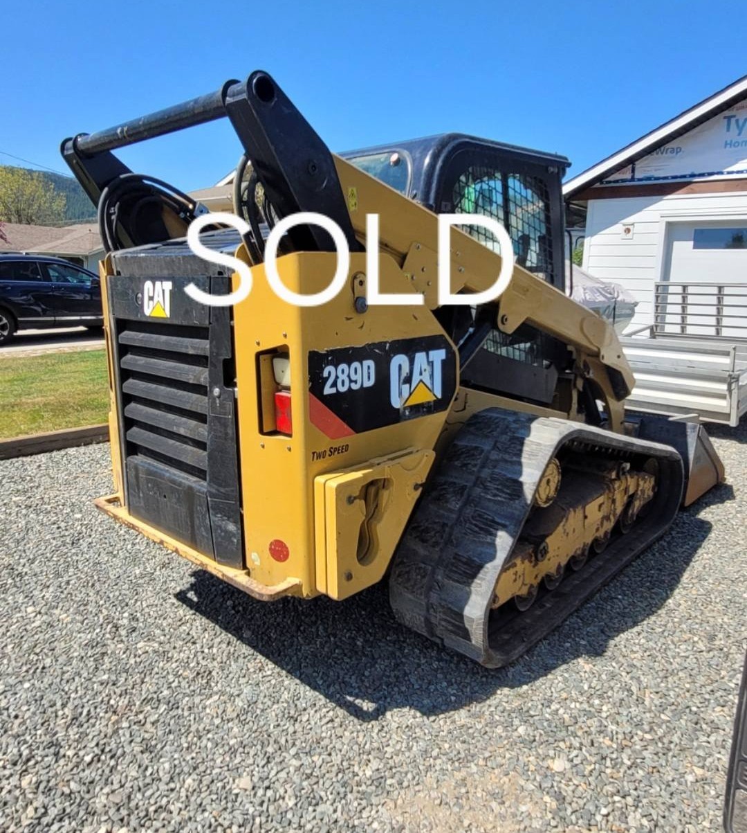 2019 Caterpillar 289D tracked skid steer loader sold - freshly serviced with new tracks and Finning oil analysis