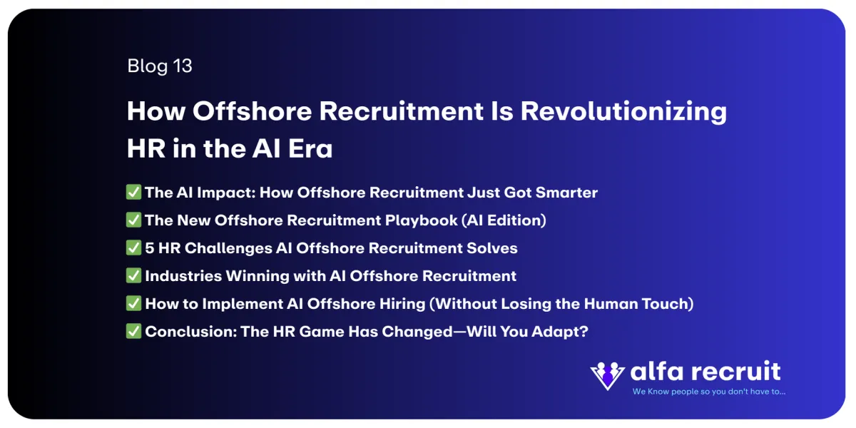 How Offshore Recruitment Is Changing the HR Game in the AI Era
