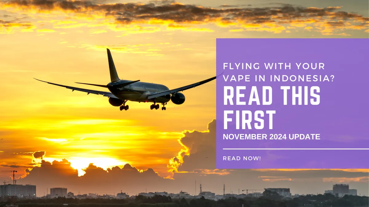 CStyle Indonesia - FLYING WITH YOUR VAPE IN INDONESIA? READ THIS FIRST (NOVEMBER 2024 UPDATE)