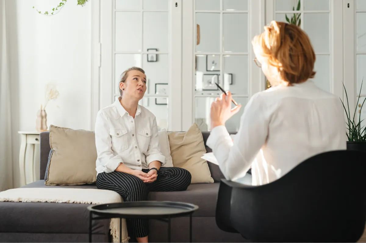 Two women in a coaching conversation