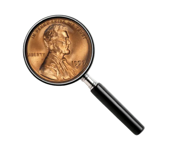 A lens, logo of Pennyskips