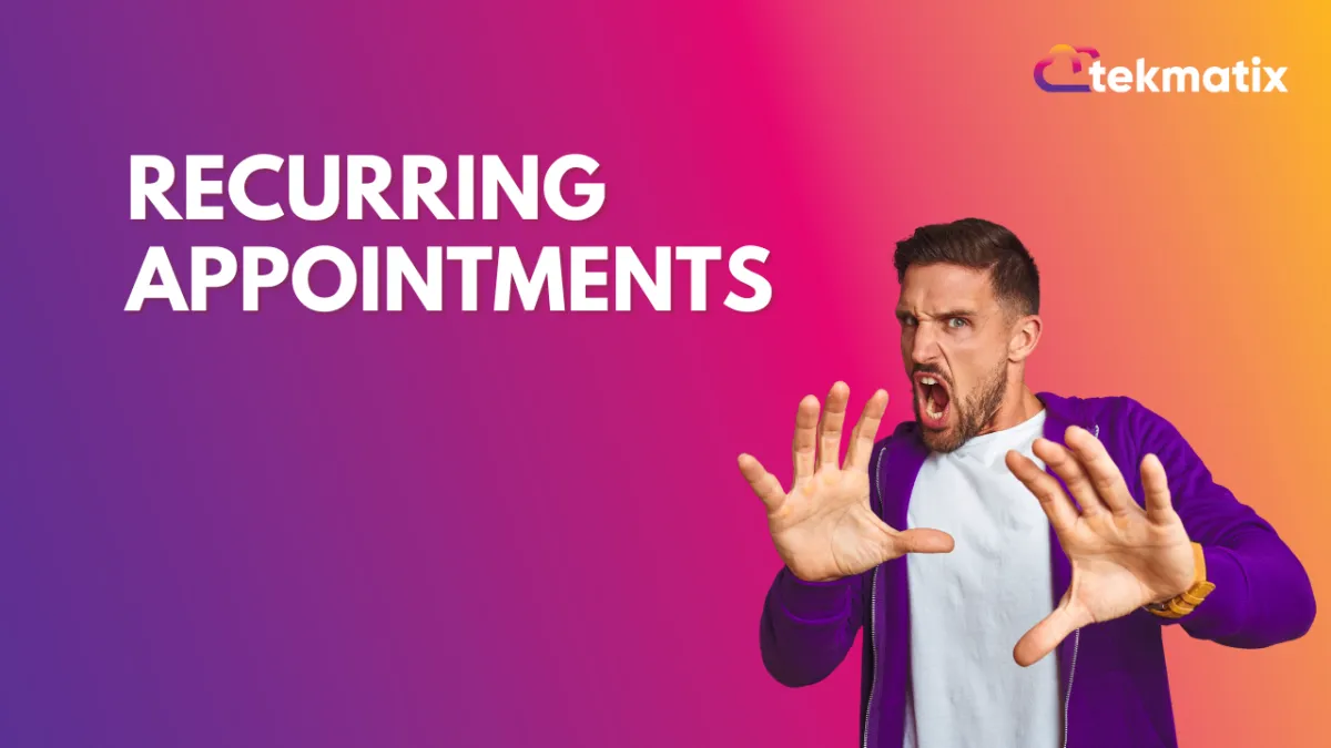 Recurring Appointments