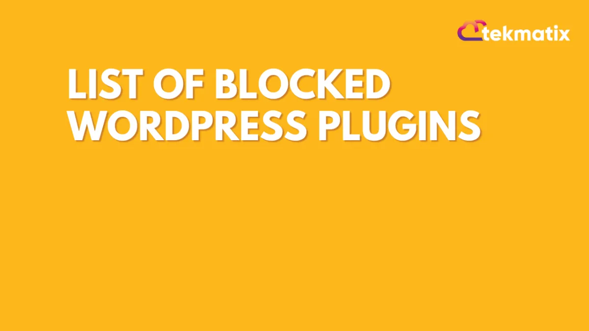 WordPress Plugins
