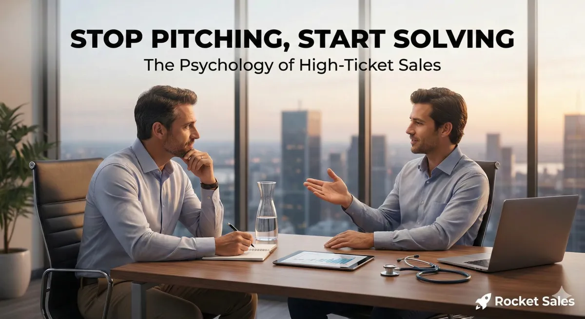 Stop Pitching, Start Solving: The Psychology of High-Ticket Sales