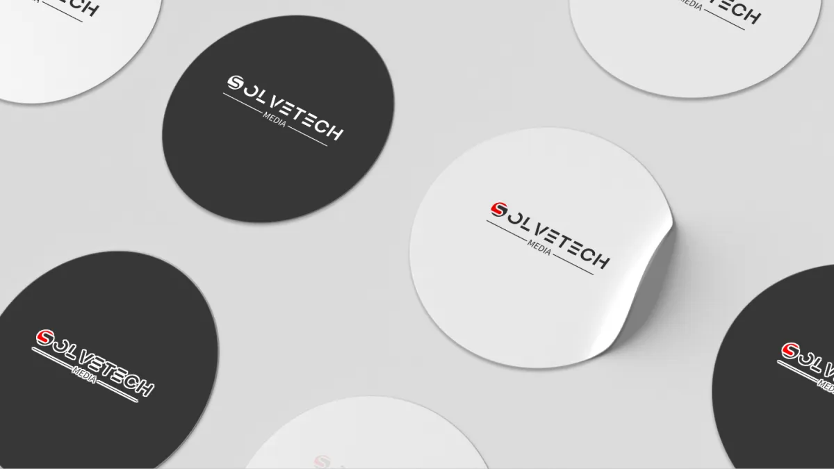 SolveTech Media Sticker Logo