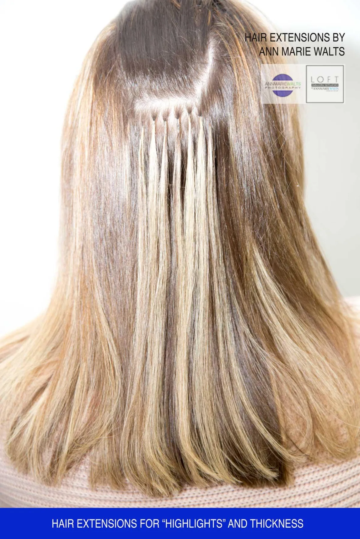 Fusion Hair Extensions by Ann Marie Walts 