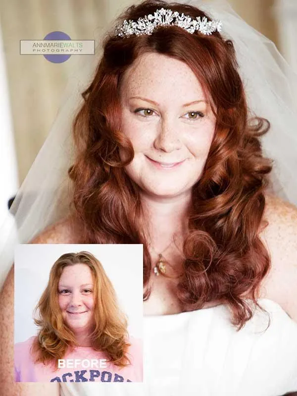 Vivid Hair Color and Custom Hair Extension Makeover by Ann Marie Walts
