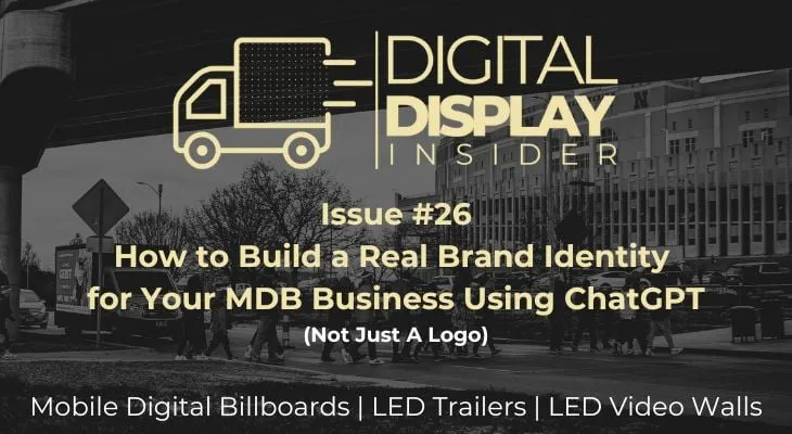 Issue #26 - How to Build a Real Brand (Not Just a Logo) for Your MDB Business