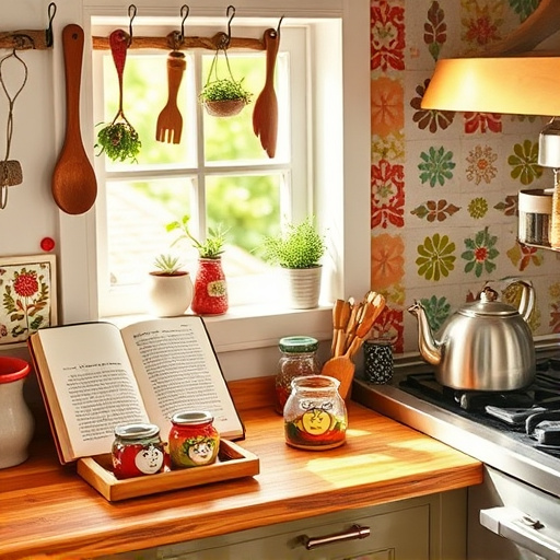 Stylish Kitchen Design Yellow and White for Idyllic Charm
