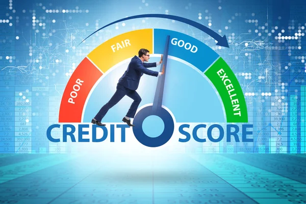 Infographic showing tips for raising your credit score in 2025, including paying bills on time, reducing credit utilization, and checking credit reports
