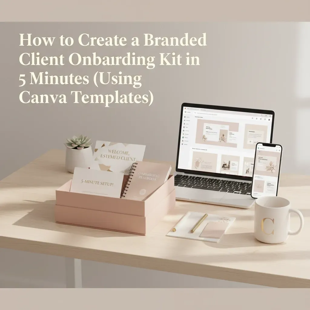 How to Create a Branded Client Onboarding Kit in 5 Minutes (Using Canva Templates)