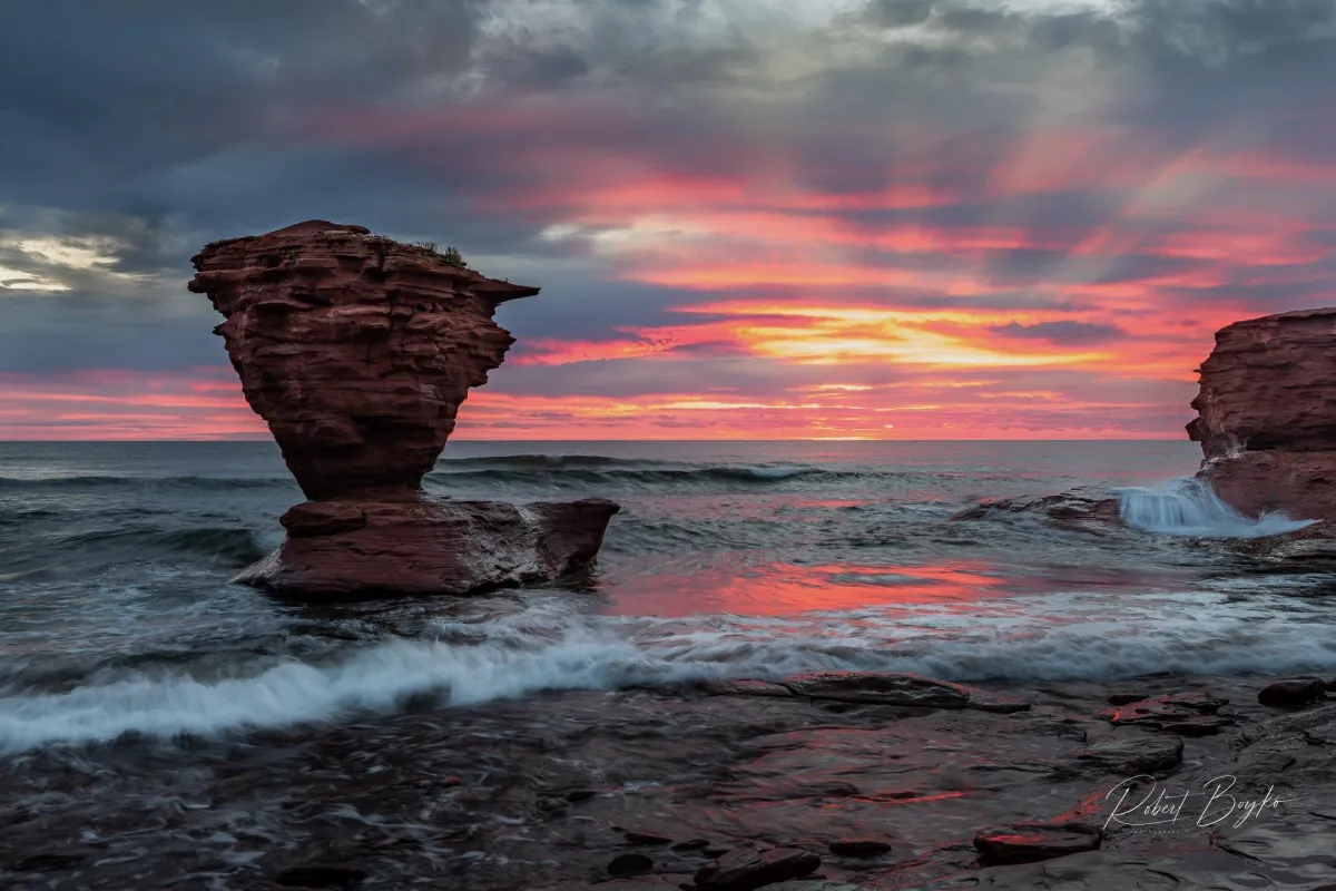 Teacup Rock, PEI, Canada