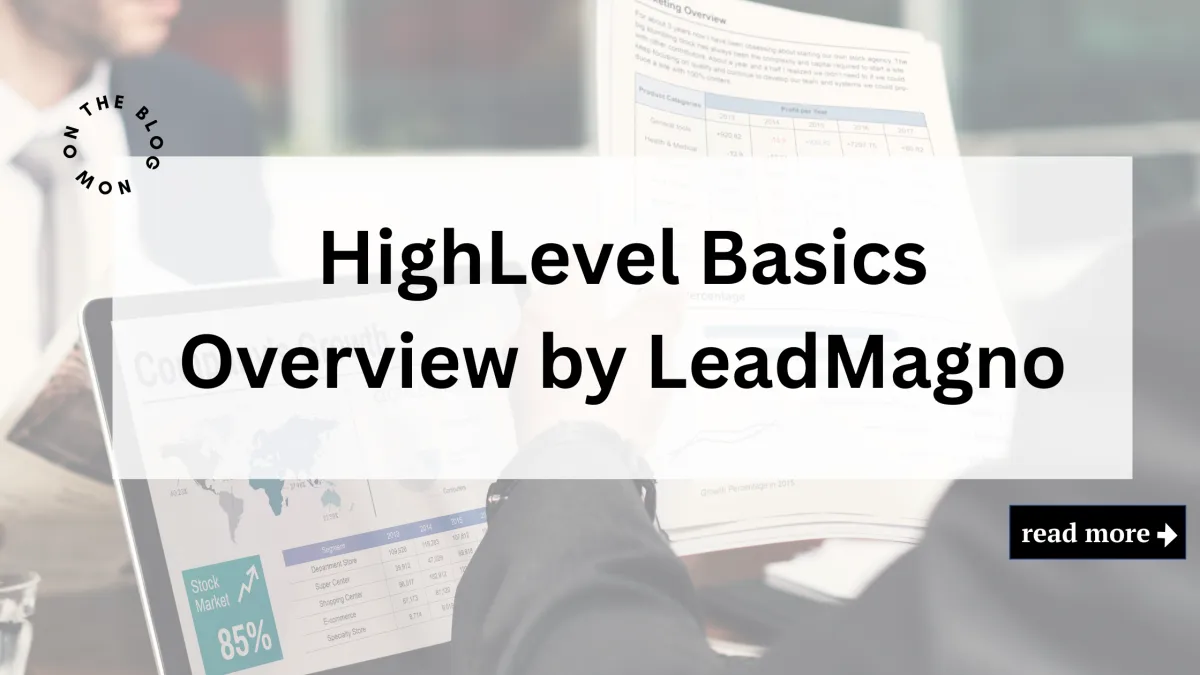 GO HighLevel Basics Overview