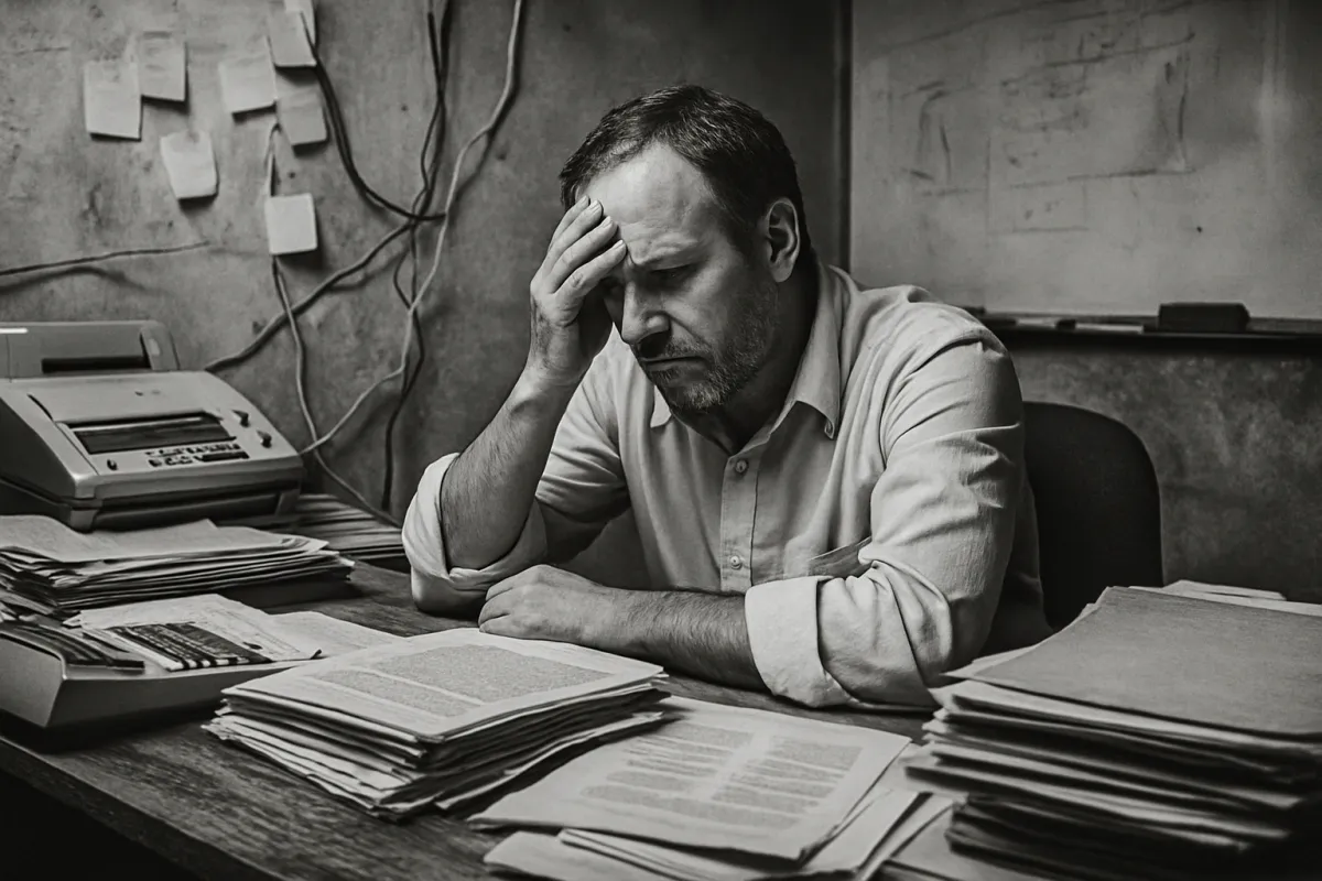 Overwhelmed Business Owner