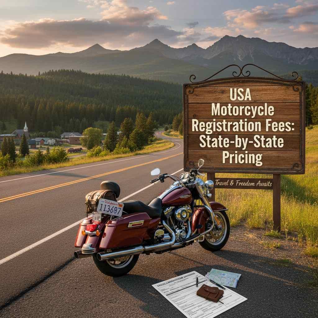 USA Motorcycle Registration Fees: State-by-State Pricing.