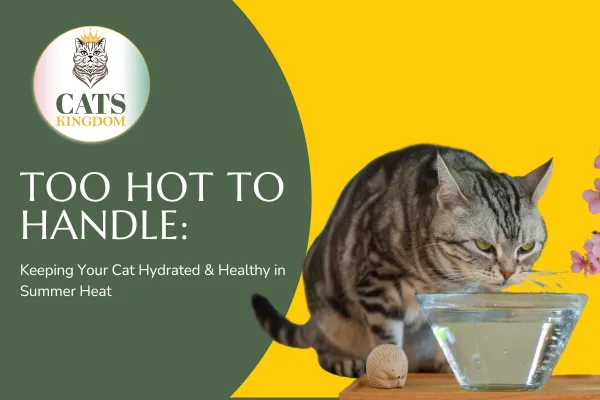 Too Hot to Handle: Keeping Your Cat Hydrated & Healthy in Summer Heat