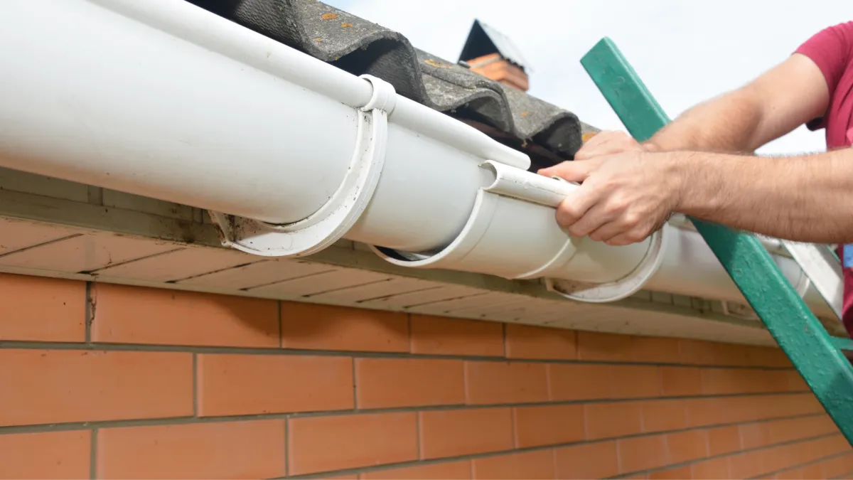 Gutter repair in Slippery Rock PA