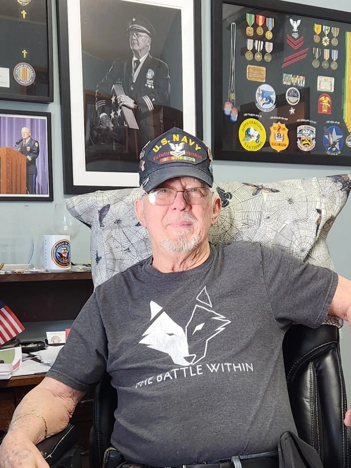Rev. Ed “Doc” Golden proudly honoring veterans as a chaplain and lifelong public servant.