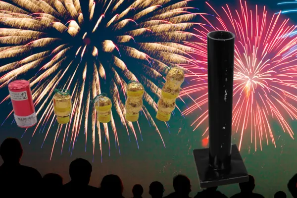 artillery shells and tube
