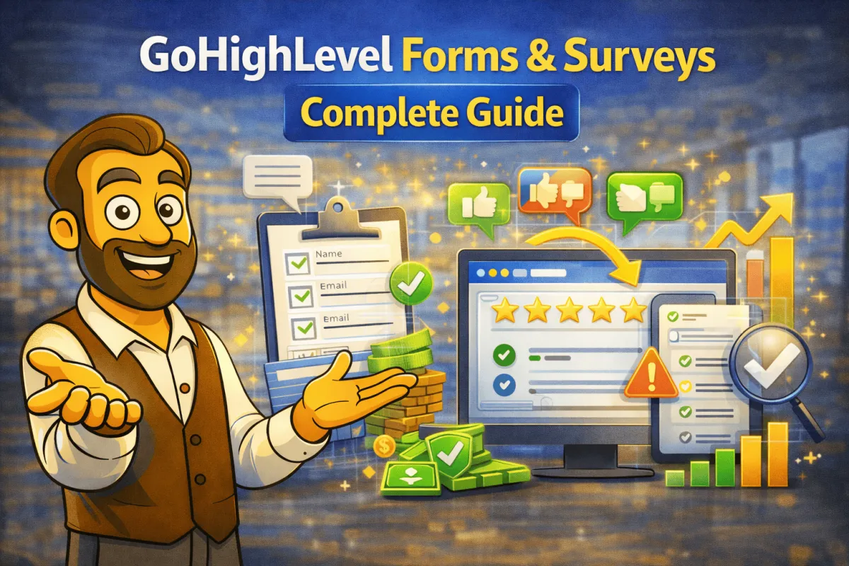 GoHighLevel Forms & Surveys: How to Use Conditional Logic, Custom Fields, and Query Keys the Right Way